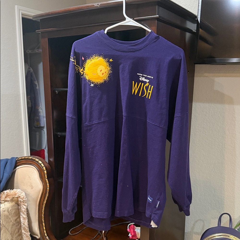 Disney Wish Purple Sunburst Long Sleeve